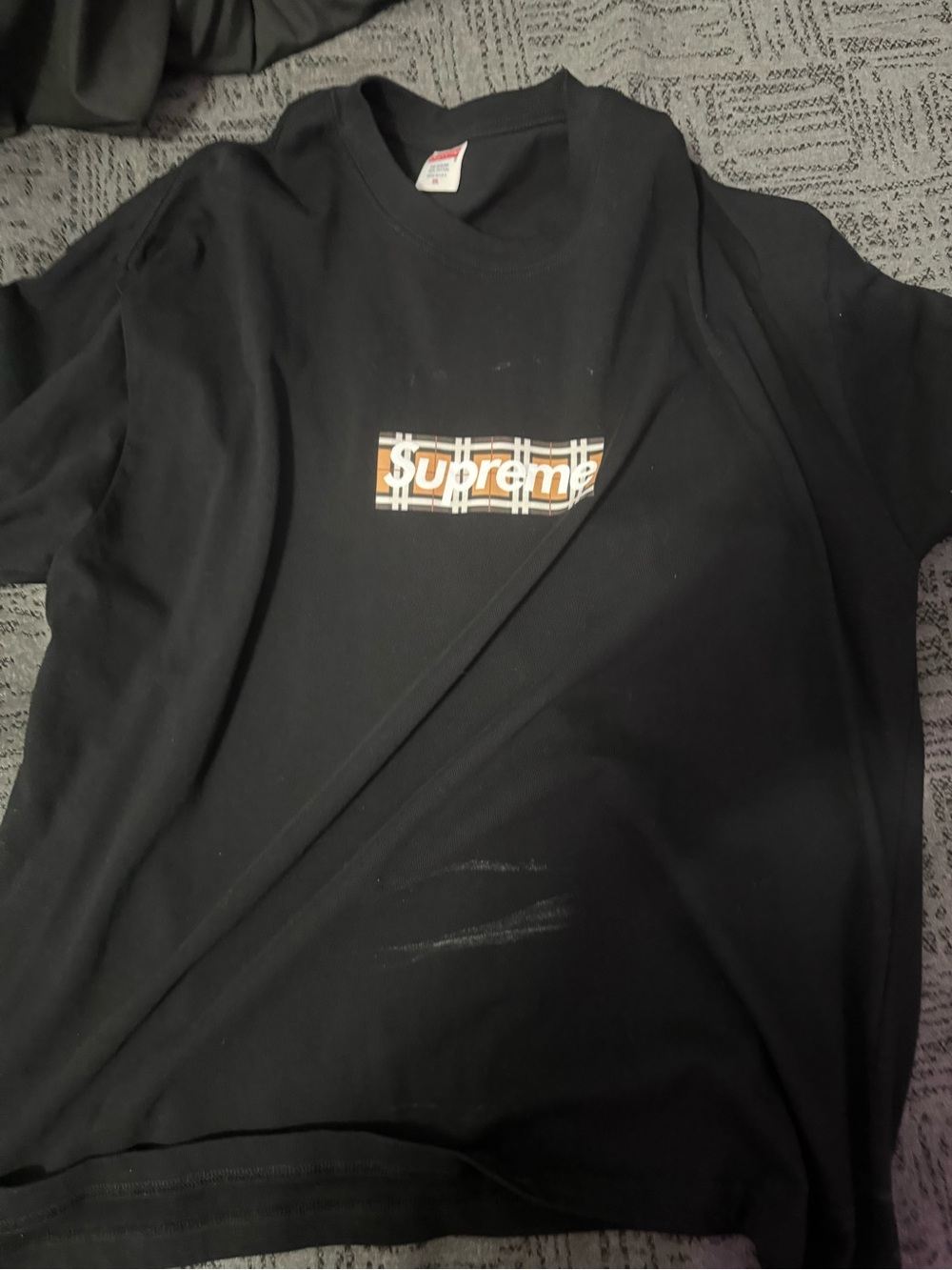 Supreme Burberry shirt xl men